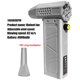 thumbnail image 1 of Soplador de Aire Eléctrico 140000RPM Potente Soplador de Nieve Ventilador de Polvo de Alta Velocidad Mini Ventilador Turbo Jet Secador de Coche con Motor sin Escobillas de Mano (Actualización Gris), 1 of 7