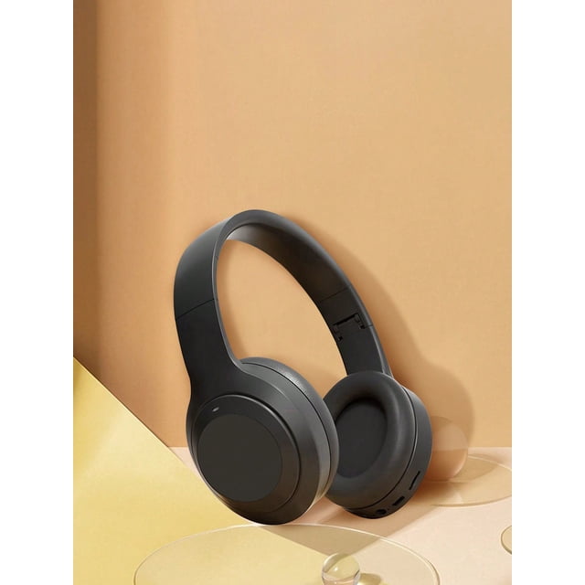 Over-ear Headphones With Noise Isolation, Long Battery Life, Foldable & Portable, Card Slot, Low-latency And 3d Surround Sound Wireless Headset.