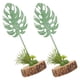 thumbnail image 3 of 2 piezas de planta artificial Monstera Deliciosa, palmera tropical de imitación, planta de queso suizo falso, árbol artificial en maceta para decoración del hogar, oficina y sala de estar, 3 of 8