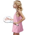 thumbnail image 4 of KAUOD Girls Athletic Short Outfits 2 Piece Summer Sleeveless Tank Tops and Bike Shorts Set Casual Loose Trendy Clothes, 4 of 9