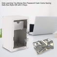 thumbnail image 2 of Piggy Bank Safe, Coin Bank Money Box Secret Safe With Key For Children And Adults, 10 X 12 X 18cm(white), 2 of 5