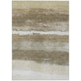 thumbnail image 2 of Addison Rugs Chantille Indoor/Outdoor Transitional Stripes Khaki Machine Washable Rectangle Rug, 5' x 7'6", 2 of 8
