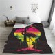 thumbnail image 5 of Balery Flamingo And Palm Trees At Sunset Manta de Felpa Suave y Acogedora – Cobija de Franela Aterciopelada para Cama, Lavable y Cálida para Sofá, Mascotas, Transpirable-60"x50", 5 of 7