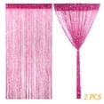 thumbnail image 3 of AUQ 2026 New 2 Pcs Glitter String Curtains Doorway Beads Curtains,39 X 79 Inch Hanging Fringe Hippie Room Divider Door String Curtain Boho Doors Tassel for Doorways,Windows,Closet,Privacy Decor, 3 of 19