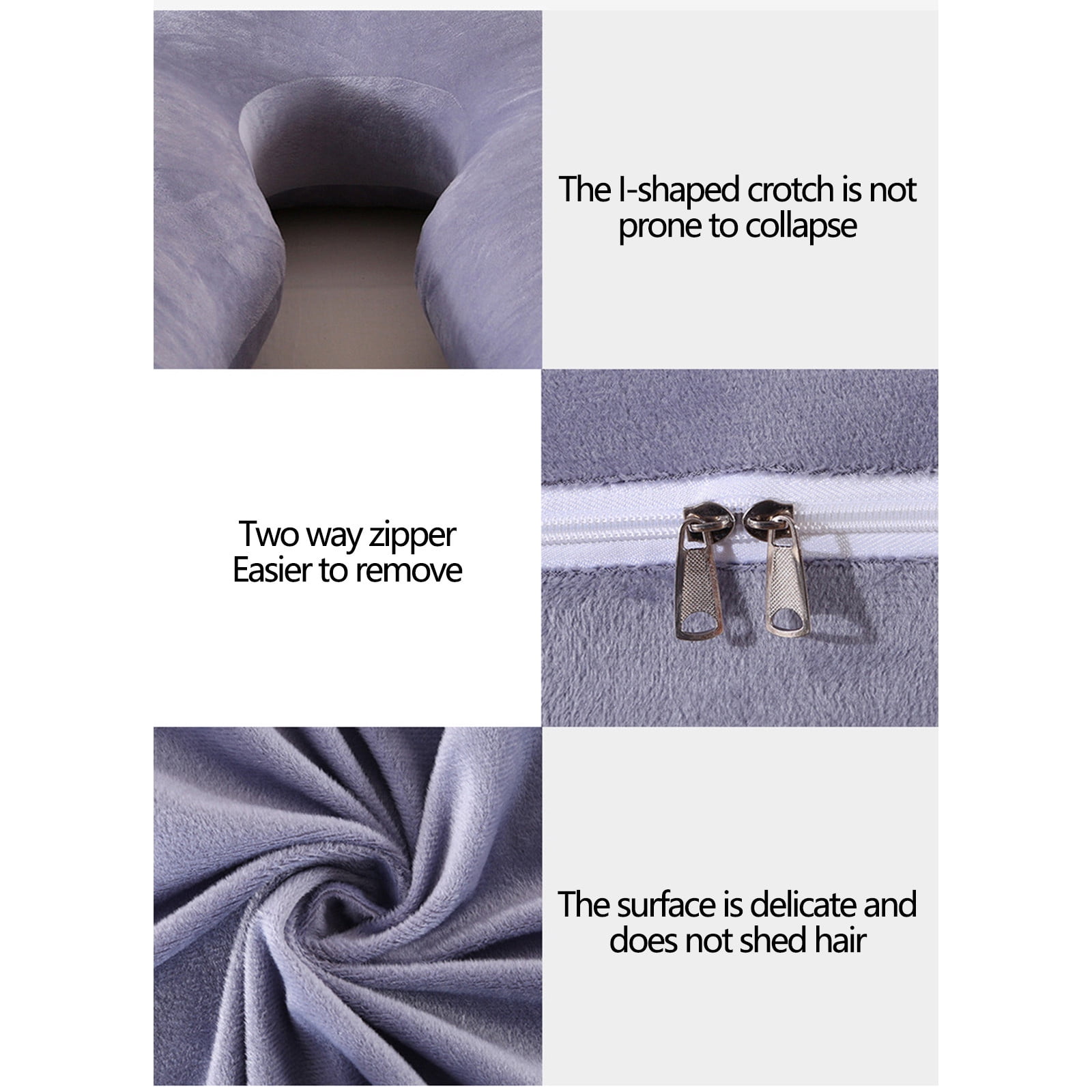 Tuphregyow Pregnancy Pillows, U-Shape Pillow – Pregnancy Pillows For Sleeping – Body Pillows For Adults, Maternity Pillow And Pregnancy Must Haves Black