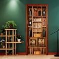 thumbnail image 3 of for Creative 3D Door Sticker Wine Cabinet Wallpaper Self Adhesive Wall Mural Pos, 3 of 5