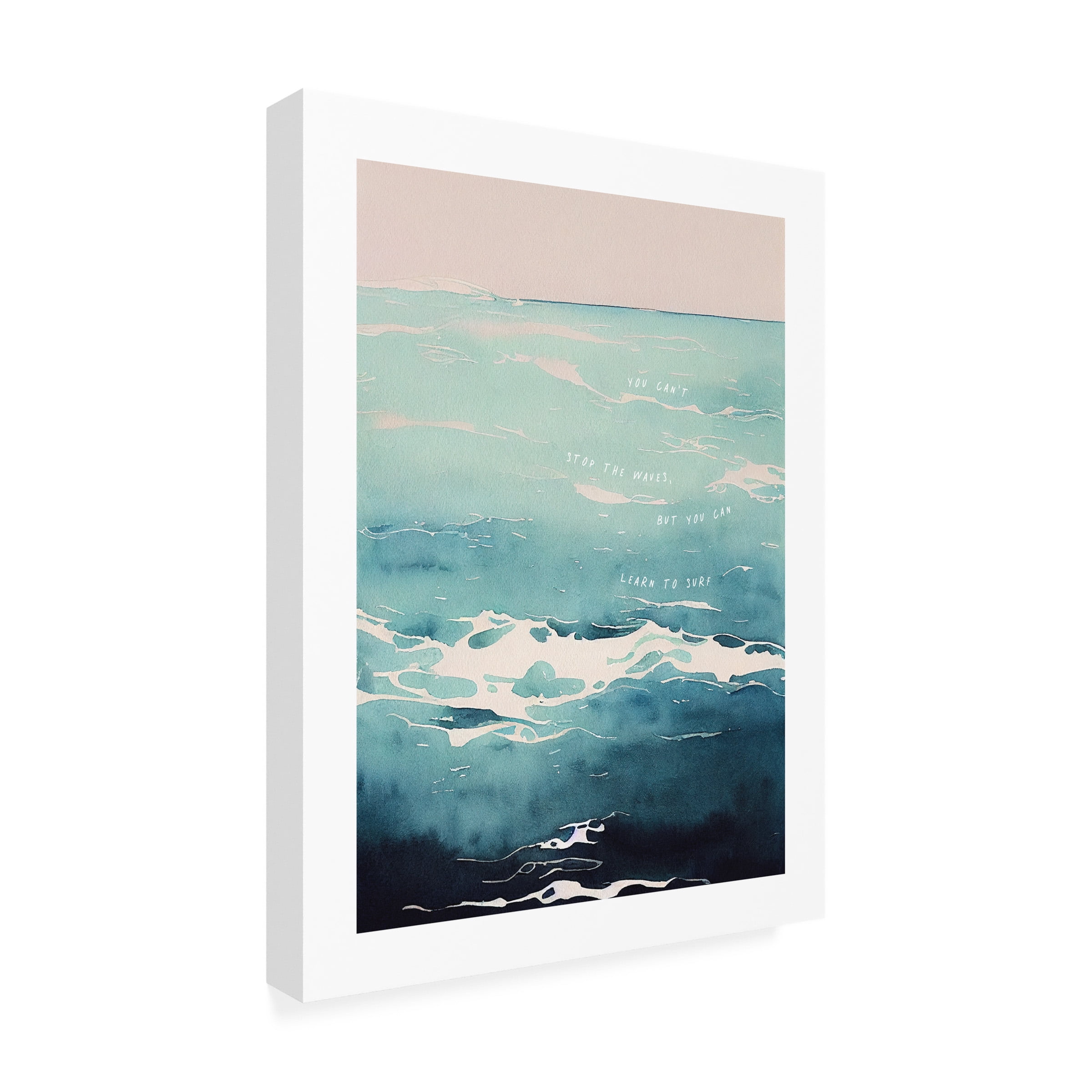 Beth Cai 'Learn To Surf' Canvas Art
