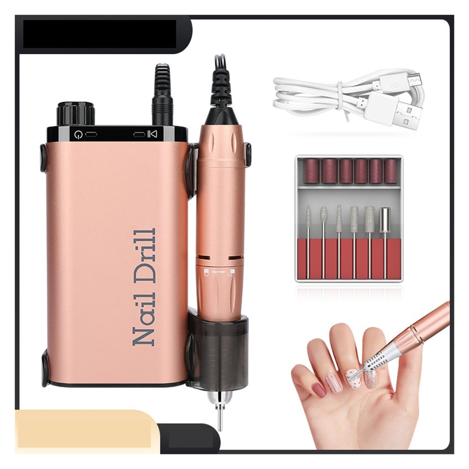 35000RPM Electric Nail Drill Machine For Manicure, Milling Cutter Set For Gel Polishing, Nail Drill Pen Salon Nail Equipment ,Low Noise