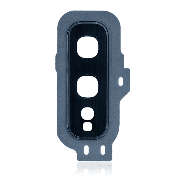 Replacement Back Camera Lens With Cover Bezel Ring Compatible For Samsung Galaxy S10E (Prism Black)