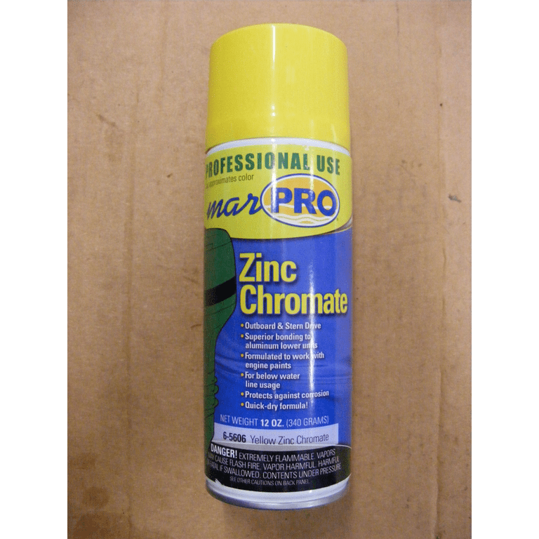 2 - PACK Marpro 6-5605 Green Zinc Chromate Primer 12 Oz. Paint Can  Quick-dry NEW