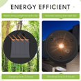 thumbnail image 2 of 10 piezas de repuesto para luces solares, linterna solar LED, panel de cubierta colgante para exteriores, 2 of 4