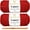Red, variant on BATELO 2 Pack T-Shirt Yarn for Beginner Crochet Bags/Basket/Coaster, 400g/144yds High Elastic Thick Polyester Fabric (Red)