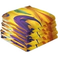 thumbnail image 4 of Coolnut Mardi Gras Carnival Mask Feathers Kitchen Dish Towel Set 4Pcs,Dishcloths Sets Fast Drying Kitchen Towels Tea Towels Gift Set for Drying Cleaning Cooking Baking331 Wash cloth, 4 of 7