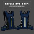 thumbnail image 2 of Hydration Backpack Waterproof Pack Lightweight Reflective Trim Folding Backpack for 2L Water Bladder Running Cycling Climbing Camping Outdoor Pack, 2 of 8