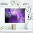 thumbnail image 1 of Perfect Light Purple Starry Sky - Abstract Canvas Art Print, 1 of 3