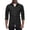 Black, variant on Men’s Long Sleeve Denim Shirt Jacket Lapel Solid Color Casual Spring Fall Top