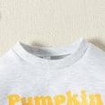 thumbnail image 4 of aDJFDGT Boys Girls Long Sleeve Letter Pullover Romper Sweatshirt Bodysuits, 4 of 5