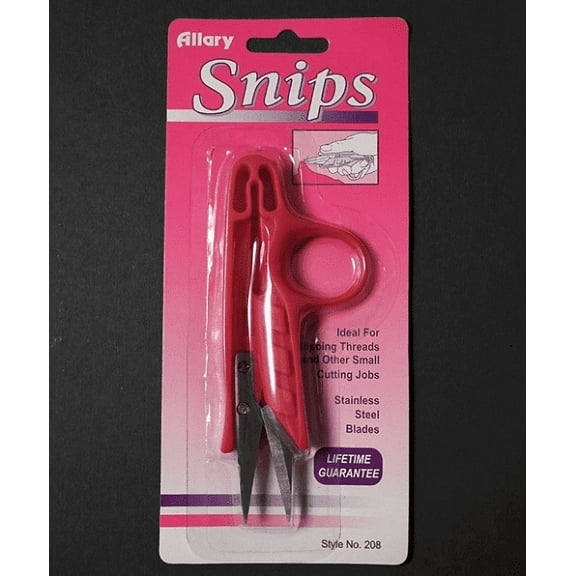 Lot of 12 Allary Snips Style #208 Stainless Steel Blades Scissors, Red