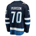 thumbnail image 3 of Men's Fanatics Tanner Pearson Navy Winnipeg Jets Home Breakaway Jersey, 3 of 3