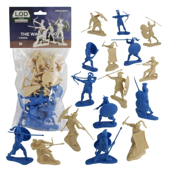 16 figuras de Toy Soldiers LOD, Guerra de Troya, griegos contra troyanos