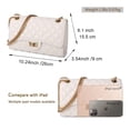 thumbnail image 3 of Bolso bandolera Gladdon Quilted White IV para mujer, 3 of 4