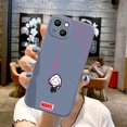 thumbnail image 1 of Funda De Teléfono Marvel Spiderman Para Apple Iphone 14 13 12 Mini 11 Pro Max 8 7 6 6s Plus Liquid Left Rope Cubierta Trasera Moda Animación Xr Tpu Silicona Carcasa, 1 of 4