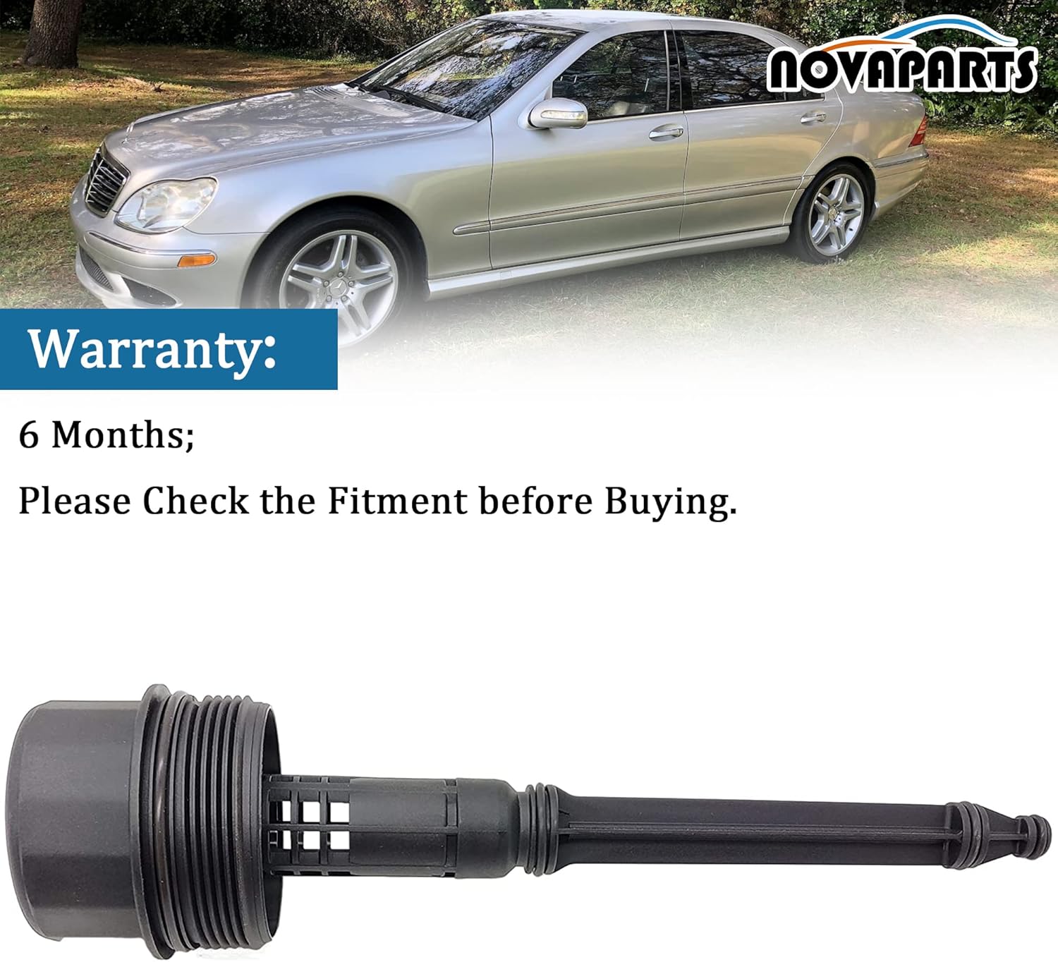 Engine Oil Filter Housing Cap Cover w/o Filter for Mercedes C240 C280 C320 CLK320 E320 ML320 ML350 SLK320 SLK350 1121800710 1121800110