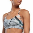 thumbnail image 5 of Reebok Apparel  Women's Lux Strappy Bra Aop Reebok Training App Women Grey , M/M Reg US, 5 of 5