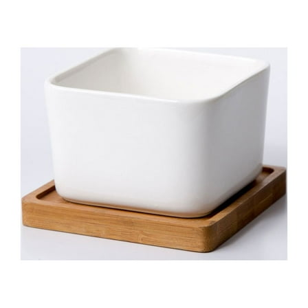 WHAMVOX Square Plant Pots Planter Succulent Plants 9.3x9.3cm