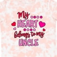 thumbnail image 4 of Inktastic My Heart Belongs to My Uncle Boys or Girls Toddler T-Shirt, 4 of 5