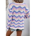 thumbnail image 3 of Redhotype Chic Purple Drop-Shoulder Sweater | Long Sleeves, Stylish Knit, 3 of 8