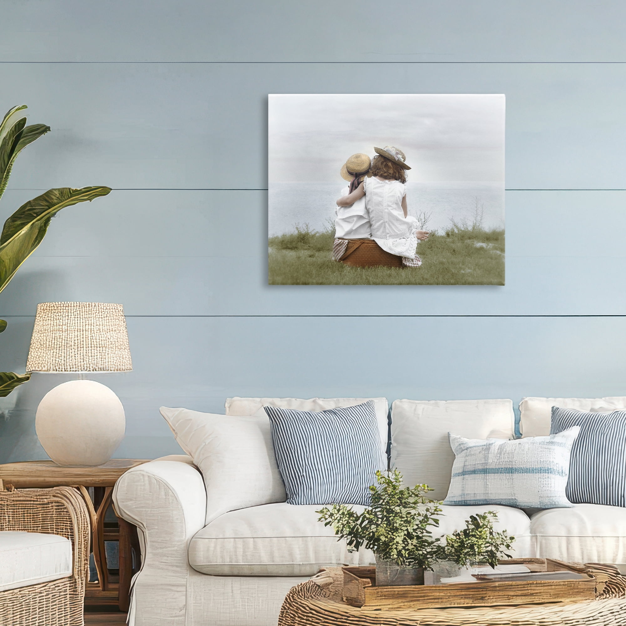 Stupell Industries Friends By The Ocean Canvas Wall Art, design by Kendra Dew