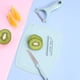 thumbnail image 5 of Juego de cuchillos de cocina con tabla de cortar, cuchillos de nailon para lechuga, frutas y verduras, incluye 2 cuchillos y 1 tabla, azul y verde., 5 of 6