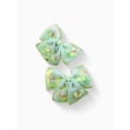thumbnail image 3 of Way to Celebrate St. Patrick's Day Green Shamrock Hair Bow, 2 Pieces, 3 of 4