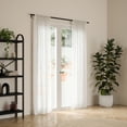 thumbnail image 4 of Umbra Zen 1" Window Curtain Rod 32-128" Black, 4 of 5