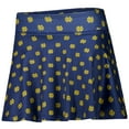 thumbnail image 2 of Women's ZooZatz Navy Notre Dame Fighting Irish Allover Print Flowy Skort, 2 of 3