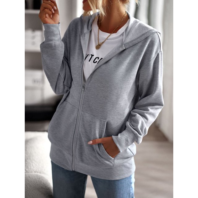 REDHOTYPE Women's Button Long Sleeve Brushed Jacket Coats with Pockets