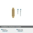 thumbnail image 4 of Amerock Balata 2 inch (51mm) Length Champagne Bronze Cabinet Knob, 4 of 6