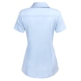 thumbnail image 5 of Zeagoo Womens Cotton Button Down Fitted Button Up Server Uniform Shirt, 5 of 7