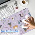 thumbnail image 4 of Long Mouse Pads for Desk,Dog with Medical Icons Desk Mats on Top Of Desks, Desk Mouse Pad Extra Large with 3mm Non-Slip Base and Stitched Edge for Gaming,Office,Work,Home 35.4"x15.7", 4 of 6
