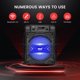 thumbnail image 3 of Sistema de altavoces PA Bluetooth Pyle de 300 W con subwoofer de 8», 3 of 7