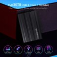 thumbnail image 3 of Disco duro de estado sólido móvil externo SSD de 500GB-128TB mini transmisión USB ultrafina de alta velocidad brillar Electrónica, 3 of 4