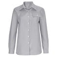thumbnail image 4 of Blczomt Ladies Tops and Blouses 2026 Casual Gray Blouse Short Sleeve Cute Shirts Women,S, 4 of 8