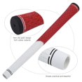 thumbnail image 4 of Durable Rubber Golf Club Grip Standard Anti-Slip 12.5mm Replacement Accessory (White/Red), 4 of 4