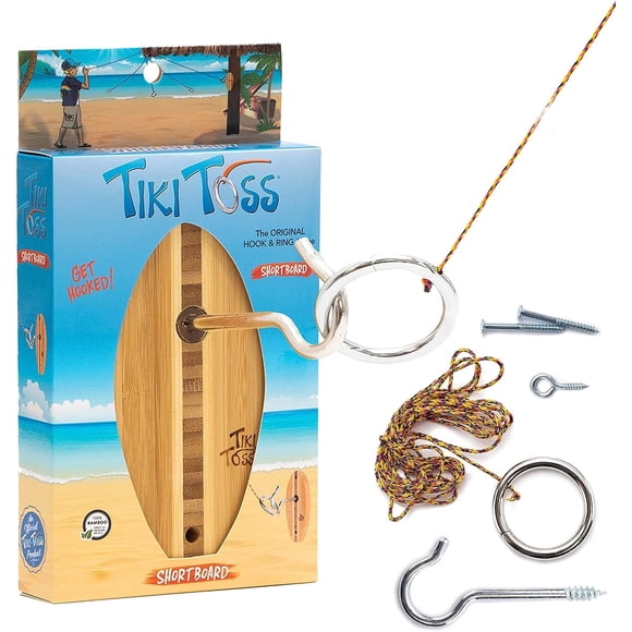 Juego de lanzamiento de anillos Tiki Toss, edición original, para interiores y exteriores
