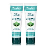 Himalaya Botanique Kids Toothpaste with Xylitol, Cool Mint Flavor, 4 oz, 2 Pack