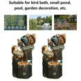 thumbnail image 2 of Squirrel Garden Statue With Led Lights Garden Lights Water Fountain Statue, 2 of 9