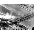 thumbnail image 2 of Korean War U.S. Bombers Attack Korean Side Of Sinuiji Bridge History (36 x 24), 2 of 2