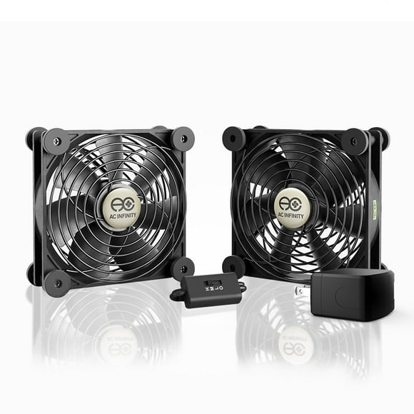 Ventilador AC Infinity MULTIFAN S7-P Dual de 120 mm con control de velocidad