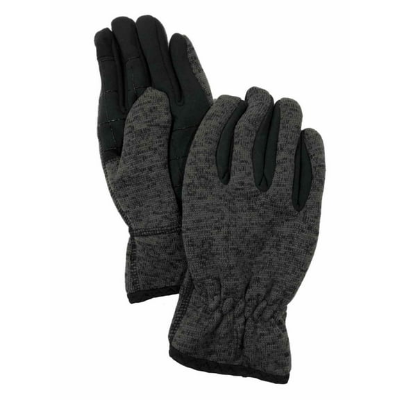Levis Mens Gray Knit Intellitouch Text & Tech Touchscreen Gloves XL